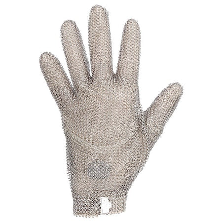 Cut Resistant Gloves, Silver, M