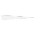 11 IN White Dual-Trak Shelf Bracket