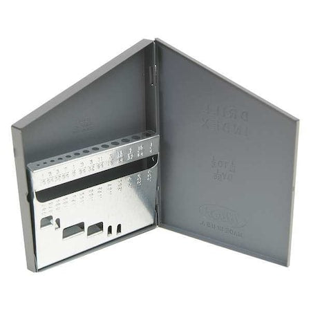 Drill Bit Case, Jobber Length, Steel