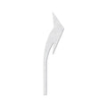 Preformed Thermoplastic Pavement Markings, Thermoplastic, 12 ft Length, 3 ft Width, White