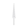 Preformed Thermoplastic Pavement Markings, Thermoplastic, 12 ft Length, 20 in Width, White
