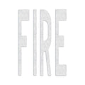 Preformed Thermoplastic Pavement Markings, Thermoplastic, 8 ft Length, 4 7/8 ft Width, White