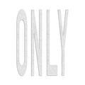 Preformed Thermoplastic Pavement Markings, Thermoplastic, 8 ft Length, 5 5/8 ft Width, White