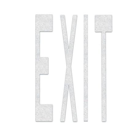 Preformed Thermoplastic Pavement Markings, Thermoplastic, 8 ft Length, 5 1/8 ft Width, White