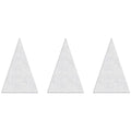 Preformed Thermoplastic Pavement Markings, Thermoplastic, 18 in Length, 12 in Width, White
