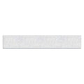 Preformed Thermoplastic Pavement Markings, Thermoplastic, 8 in Length, 3 ft Width, White
