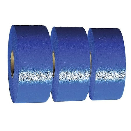 Preformed Thermoplastic Pavement Markings, Thermoplastic, 30 ft Length, 4 in Width, Blue