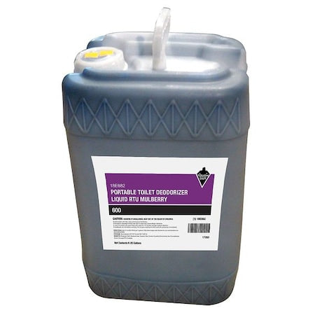 Toilet Deodorizer, Jug, 6 Gal, Ready To Use Liquid, Mulberry Fragrance