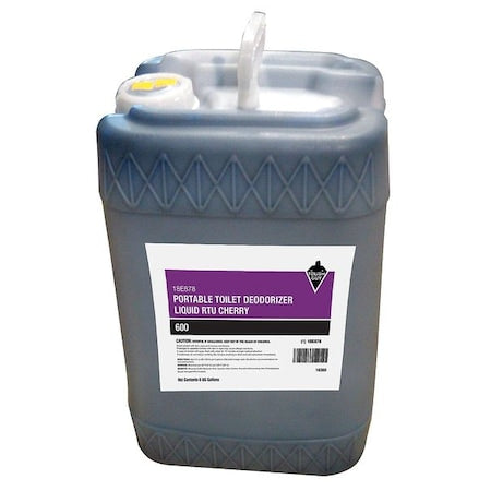 Toilet Deodorizer, Jug, 6 Gal, Ready To Use Liquid, Cherry Fragrance