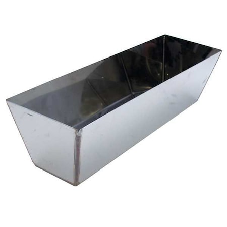 Drywall Mud Pan, SS, 12"Lx4"W