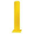 Bollard, Fixed, Concrete, 4", Yellow