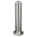 Bollard, 4", Dome, Stainless Steel, Natural