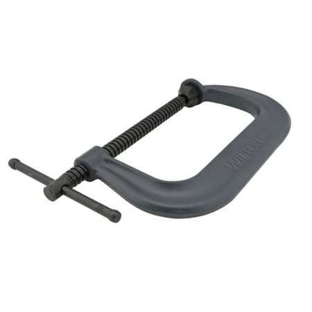 C-Clamp, 4-1/4", Steel, Reg. Duty, 6200 lb.