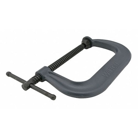 C-Clamp, 6-1/16", Steel, Reg. Duty, 6600 lb.