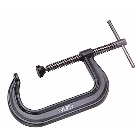 C-Clamp, 12-1/4", Steel, Reg. Duty, 9300 lb.