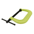 C-Clamp, 2-1/8", Steel, Reg. Duty, 3500 lb., Anvil Shape: V-Grooved