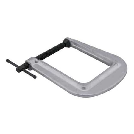 C-Clamp, 2-1/2", Iron, Light Duty, 600 lb.