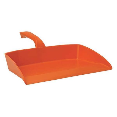Hand Held Dust Pan, Orange, Polypropylene