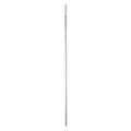 51" Color Coded Handle, 7/8 in Dia, White, Aluminum