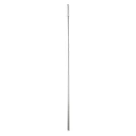 51" Color Coded Handle, 7/8 in Dia, White, Aluminum