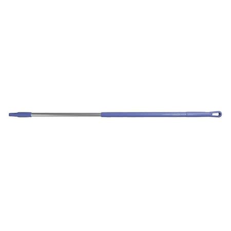 51" Color Coded Handle, 1 1/4 in Dia, Purple, Aluminum