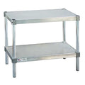Fixed Work Table, Aluminum, 24" W, 15" D