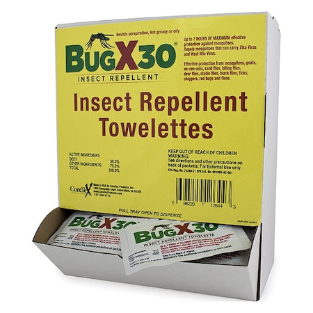 Insect Repellent, DEET 30 per., 50PK