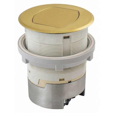 Straight Blade Receptacle, 5-15R, 15 A, 125V AC, 2 Pole, 3 Wire, Flush Mount, Isolated Ground