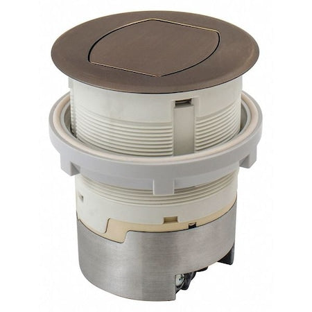 Straight Blade Receptacle, 5-15R, 15 A, 125V AC, 2 Pole, 3 Wire, Surface Mount