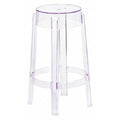 Transparent Stool, 25.75"H