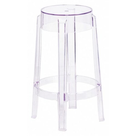Transparent Stool, 25.75"H