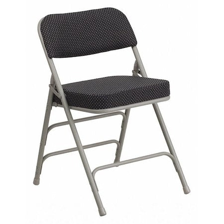 Black Fabric Folding Chair