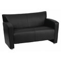 Loveseat, 30"" x 31-1/4"", Upholstery Color: Black