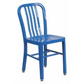 Gael Commercial Grade Blue Metal Indoor-Outdoor Chair