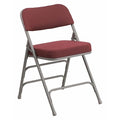 Burgundy Fabric Folding Chair