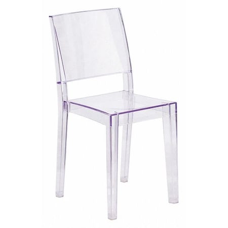 Phantom Series Transparent Stacking Side Chair