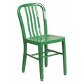 Gael Commercial Grade Green Metal Indoor-Outdoor Chair