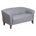 Loveseat, 29"" x 29"", Upholstery Color: Gray