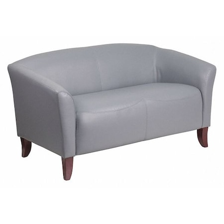 Loveseat, 29"" x 29"", Upholstery Color: Gray