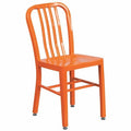 Gael Commercial Grade Orange Metal Indoor-Outdoor Chair
