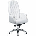 Executive Chair Fixed Arms, 21" to 23-1/4" Height, Foam, White
