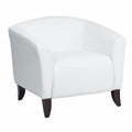 Hercules Imperial Chair, 33-1/2 in W 31" L 29" H, Sloping, Leather Seat