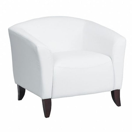 Hercules Imperial Chair, 33-1/2 in W 31" L 29" H, Sloping, Leather Seat
