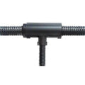 Tee Fitting, B 0.50in/T 0.25in, Nylon, PK10