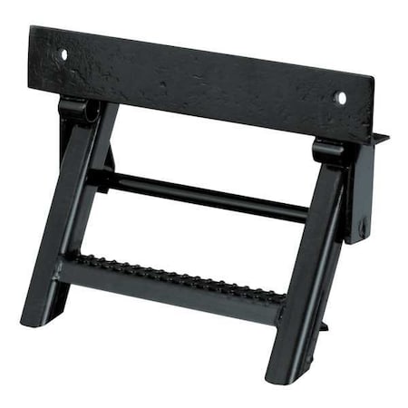 17 3/8 in W Powder Coated Steel Retractable Truck Steps