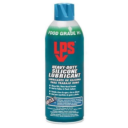 Silicone Lubricant, 13 oz, Aerosol Can, Silicone, Colorless