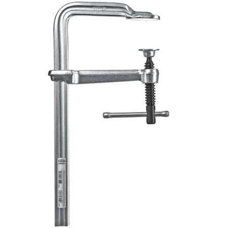 6 in Bar Clamp, Tempered Drop-Forged Steel Handle and 4 3/4 in Throat Depth