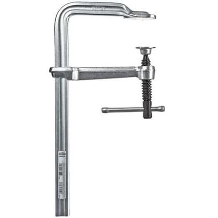 8 in Bar Clamp, Tempered Drop-Forged Steel Handle and 4 in Throat Depth