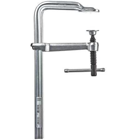24 in Bar Clamp, Tempered Drop-Forged Steel Handle and 4 3/4 in Throat Depth