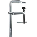 Bar Clamp, Max Jaw Opening 16 in, Throat Depth 5 1/2 in, Steel Handle
